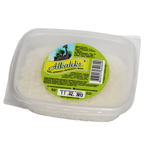 Морская соль Alkaleks к/к 160 г. контейнер