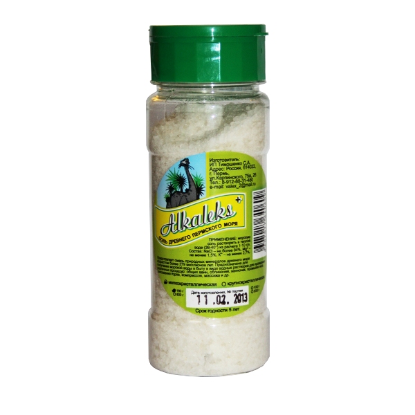 Морская соль Alkaleks м/к 160 г. банка 