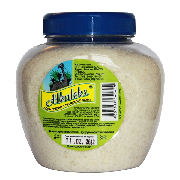 Морская соль Alkaleks к/к 500 г. банка 